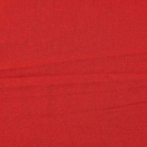 Polyester Viscose Stretch Jersey Knit Fabric, 184 gsm, 182 cm — Red