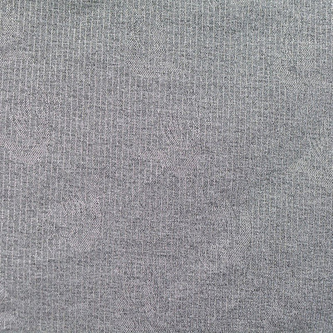 Grey Tone-on-Tone Floral Jacquard, Poly-Viscose