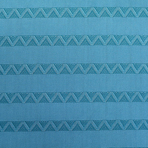 Blue Zigzag Jacquard, Polyester, 125 gsm