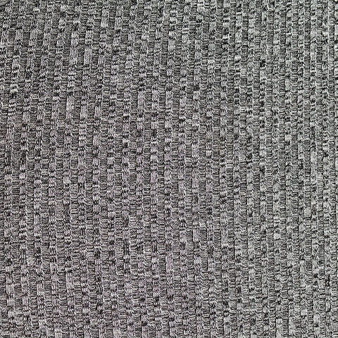 Heathered Grey Marl Rib Knit, Poly-Viscose, 190 gsm