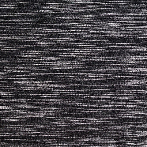 Black Marl Jersey Knit, Polyester, 160 gsm