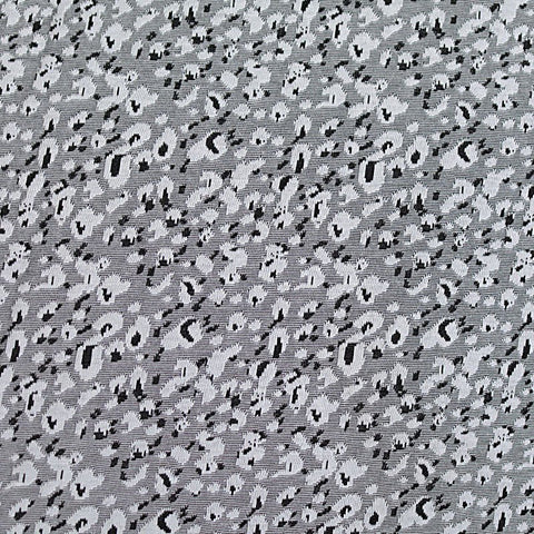 Black Leopard Jacquard, Polyester, 185 gsm
