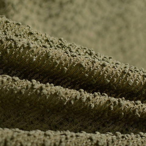 Green Dot Rib Knit, Viscose-Poly