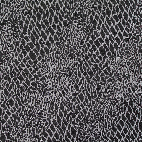 Jacquard Polyester Viscose Knit Fabric, 250 gsm, 155 cm — Grey