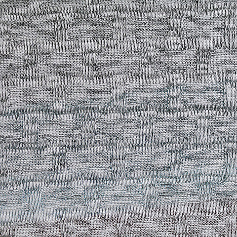 Grey Geometric Scuba Knit, Polyester