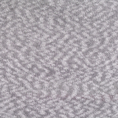 Jacquard Cotton Polyester Knit Fabric, 260 gsm, 160 cm — Grey