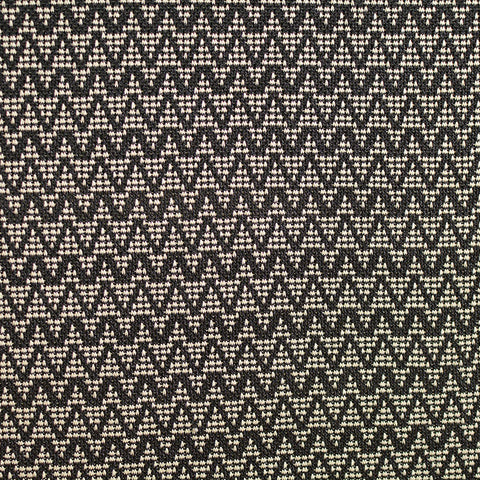 Off-White Geometric-Triangle Jacquard, Polyester