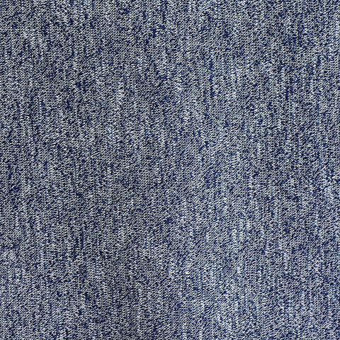 Blue Marl Chunky Knit, Cotton-Poly, 140 gsm