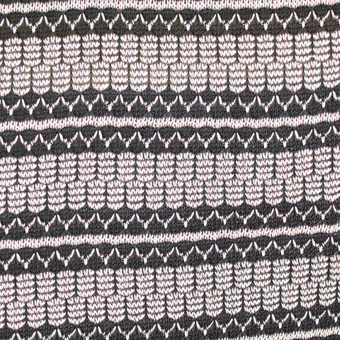 White Leaf Jacquard, Cotton-Poly