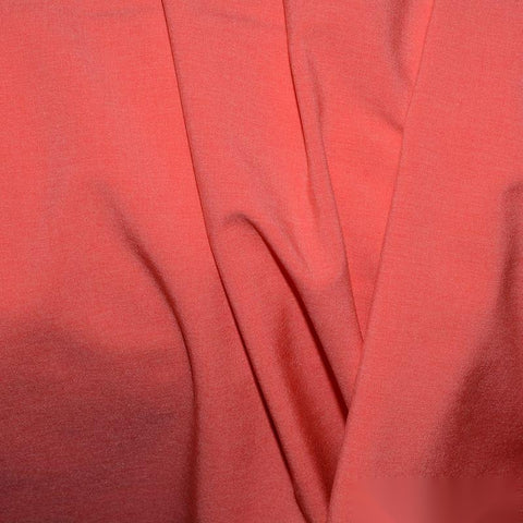 Polyester Stretch Woven Fabric, 130 gsm, 152 cm — Red