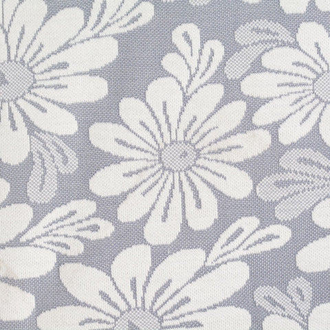 White Floral Jacquard, Acrylic-Poly