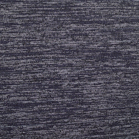 Dark Blue Marl Chunky Knit, Poly-Viscose, 160 gsm