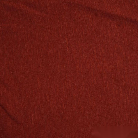 Red Marl Jersey Knit, Cotton-Poly, 130 gsm