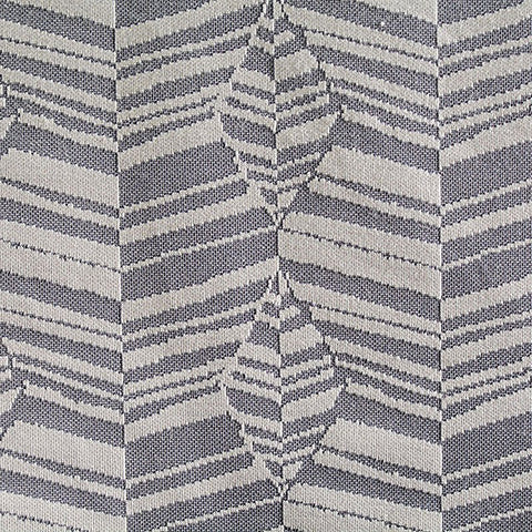 Dark Grey Leaf Jacquard, Acrylic-Poly