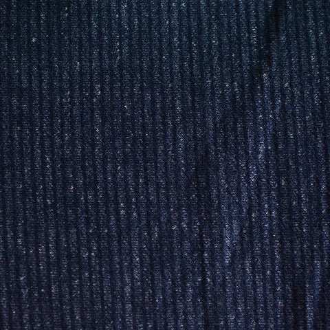 Navy Marl French Terry, Poly-Viscose, 310 gsm