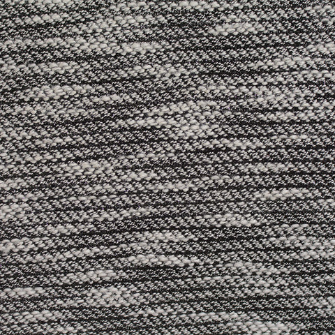 Black Marl French Terry, Poly-Cotton, 180 gsm