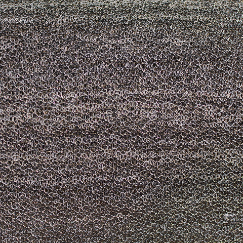 Light Grey Marl Chunky Knit, Metallic-Poly