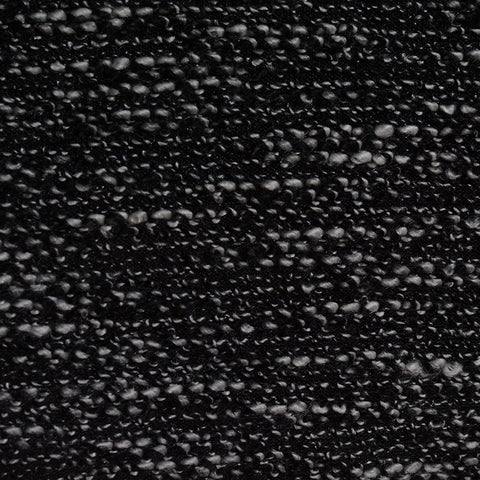Black Marl Chunky Knit, Polyester, 352 gsm, 160 cm