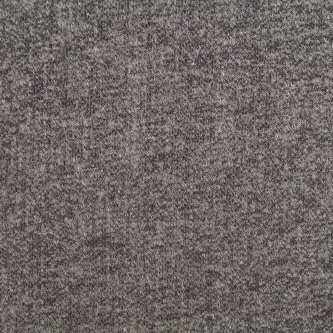 Heather Grey Marl French Terry, Cotton-Poly, 176 gsm