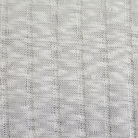 White Grid Jacquard, Polyester, 367 gsm
