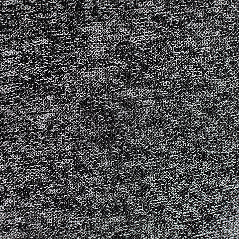 Black Marl Chunky Knit, Acrylic-Poly, 516 gsm