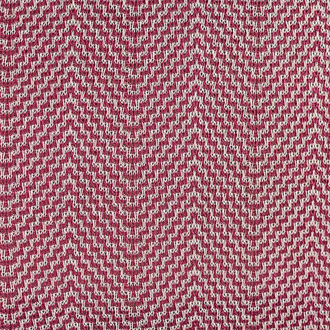 Red Chevron Jersey Knit, Polyester
