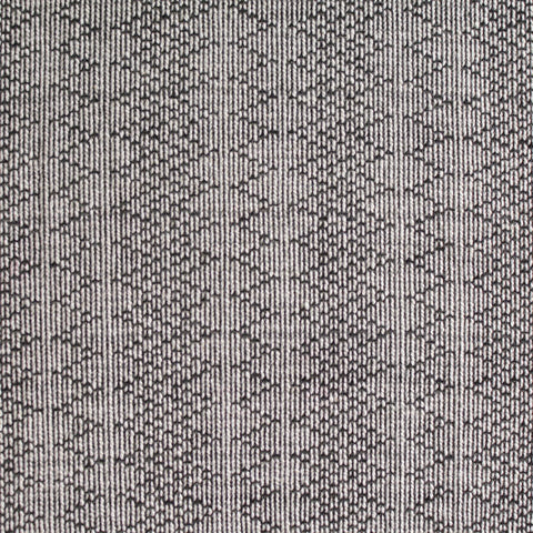 Black Vertical-Dash Chunky Knit, Poly-Cotton