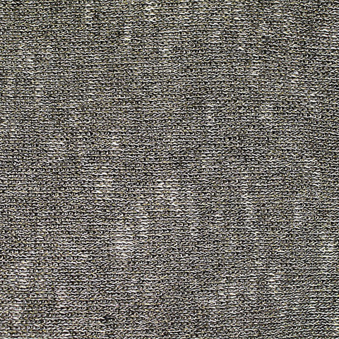 Heather Metallic Viscose Blend Stretch Chunky Knit Fabric, 185 gsm, 150 cm — Orange