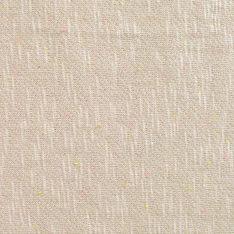 Light Beige Marl French Terry, Poly-Cotton, 302 gsm
