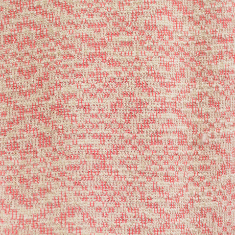 Pink Geometric Chunky Knit, Poly-Cotton