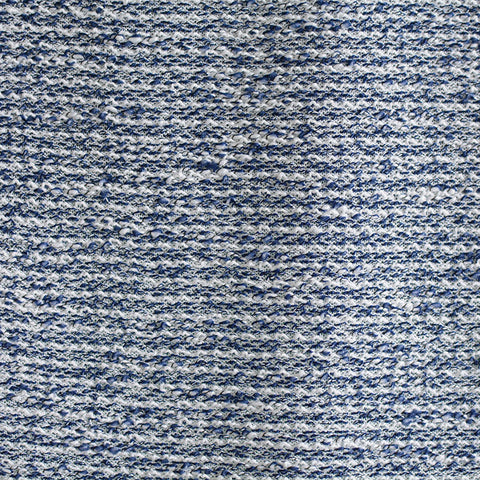 Blue Marl Chunky Knit, Polyester, 323 gsm