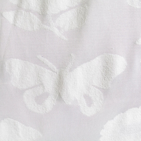 White Butterflies Jacquard, Polyester