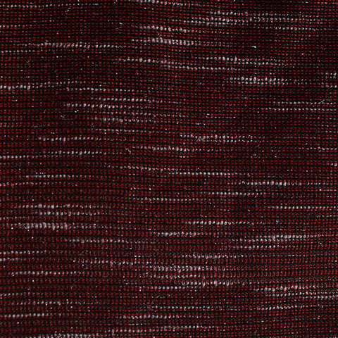 Dark Red Marl Chunky Knit, Metallic