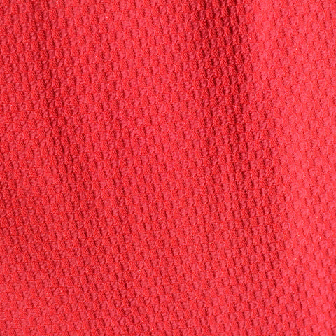 Jacquard Polyester Stretch Knit Fabric, 200 gsm, 160 cm — Red