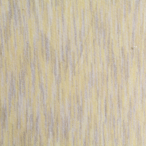 Light Yellow Marl Chunky Knit, Poly-Viscose, 162 gsm