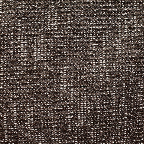 Dark Brown Marl Chunky Knit, Poly-Cotton, 283 gsm