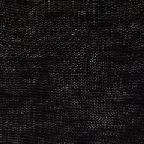 Dark Grey Marl Chunky Knit, Poly-Viscose, 76 gsm