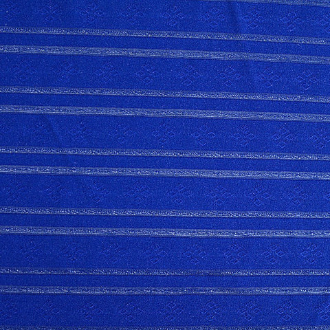Blue Horizontal-Stripe Jacquard, Polyester, 200 gsm, 148 cm