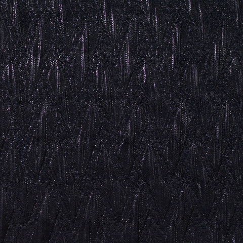 Jacquard Polyester Cotton Woven Fabric, 180 gsm, 145 cm — Black