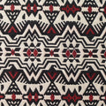Black Geometric Jacquard, Polyester, 300 gsm