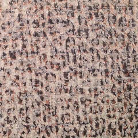 Cream Fine-Animal Print Jacquard, Polyester