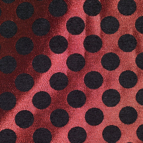 Black Dots Jacquard, Polyester, 275 gsm