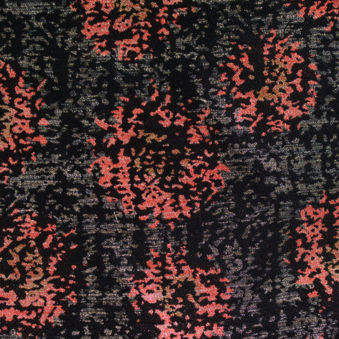 Red Abstract Jacquard, Polyester