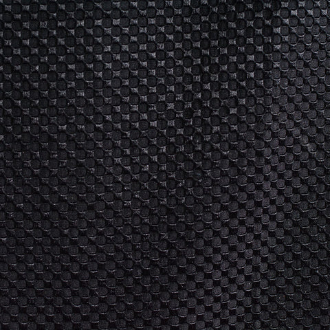 Black Tone-on-Tone Dot Jacquard, Viscose-Poly