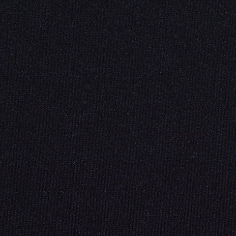 100% Polyester Interlock Knit Fabric, 265 gsm, 154 cm — Black