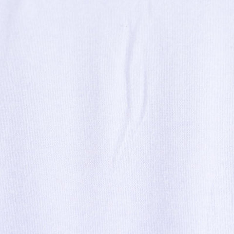 Polyester Viscose Stretch Jersey Knit Fabric, 186 gsm, 160 cm — White