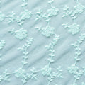 Light Blue Floral Knit, Polyester