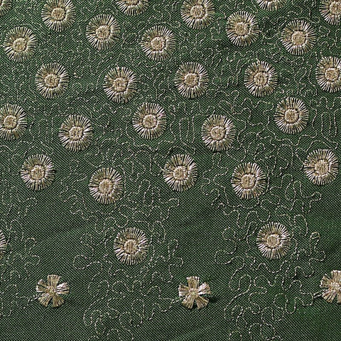 Silver Floral Knit, Polyester