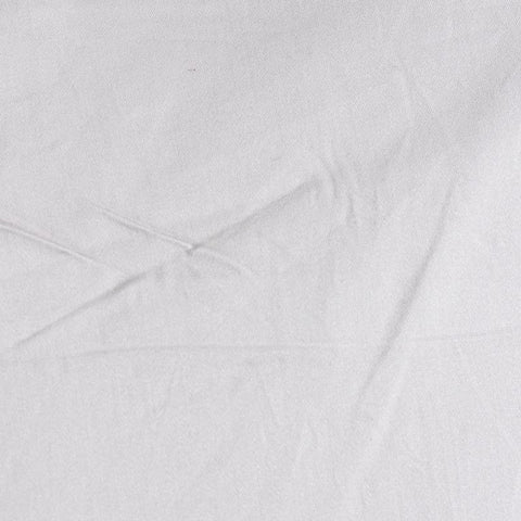 Cotton Stretch Sateen Fabric, 230 gsm, 140 cm — White