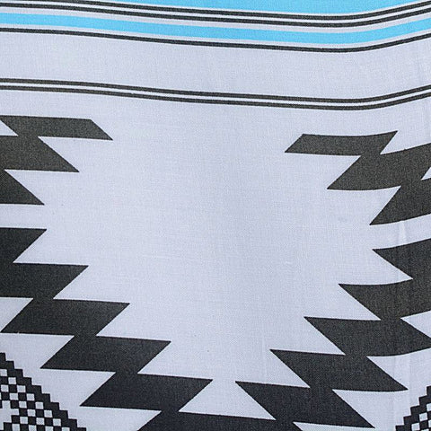 Black Zigzag Woven, Viscose